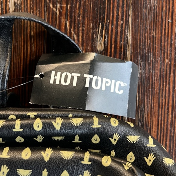 NWT MCR Leather Hieroglyphic Backpack Hot Topic - Picture 3 of 5